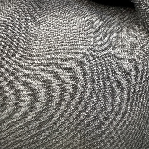 Vintage Gianni Versace Black Midi Dress Cut Out Long Sleeve Size 46 Read - Picture 8 of 10